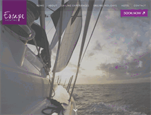 Tablet Screenshot of escapeyachting.com